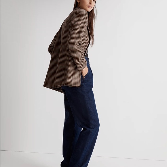 Madewell Caldwell Double-Breasted Blazer in Lyden Plaid - Picture 8 of 8